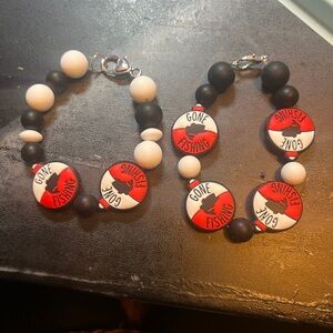 Gone Fishing Beaded Bracelets B11